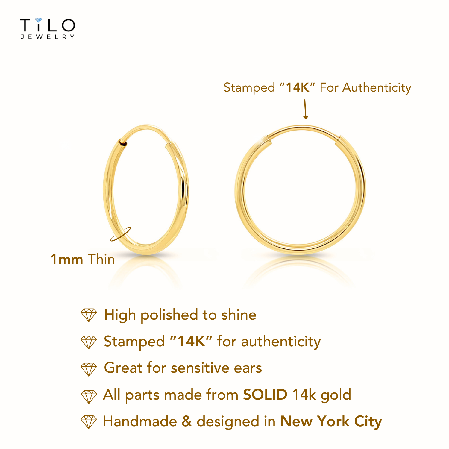 City shops gold ear s