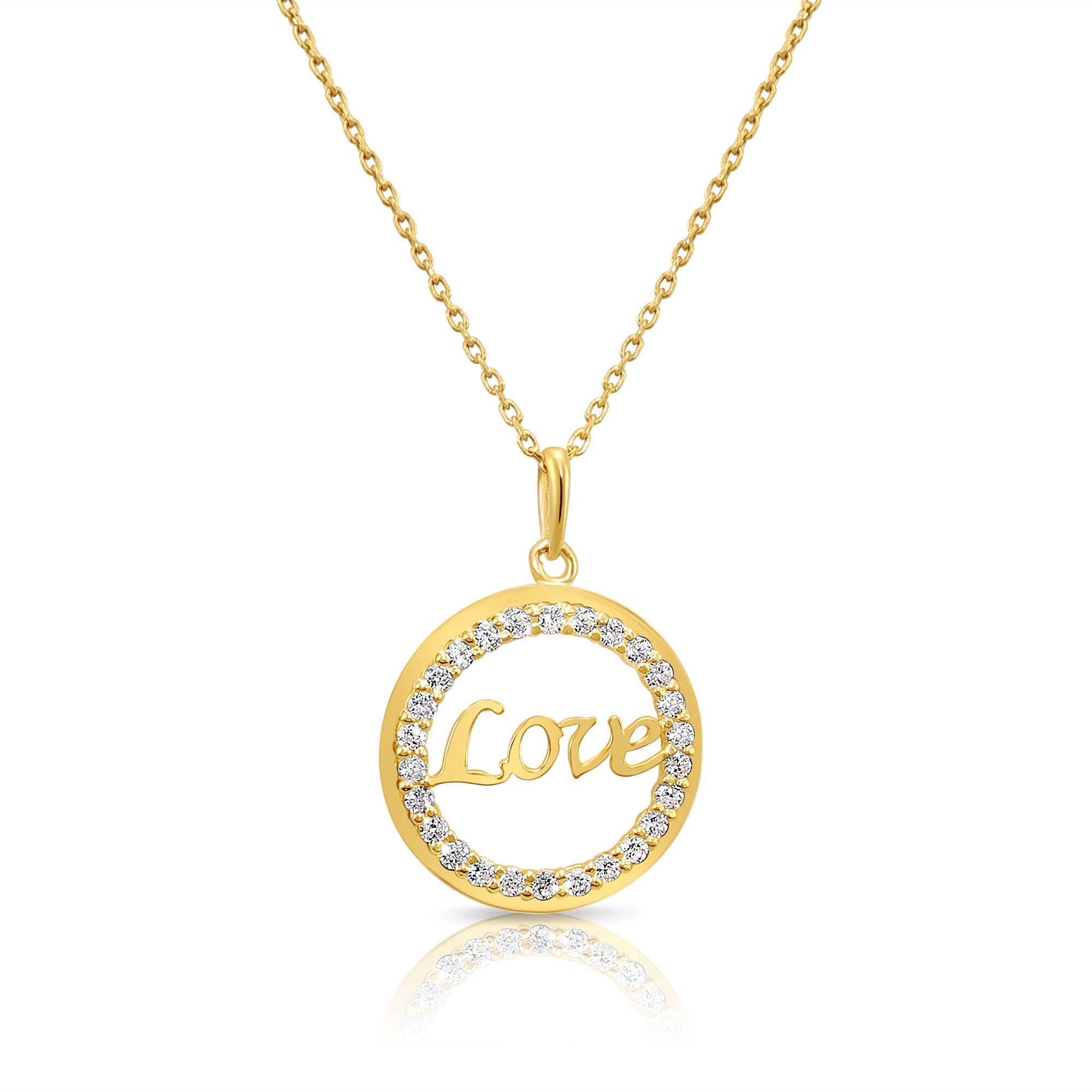 14k Gold CZ Pendant online