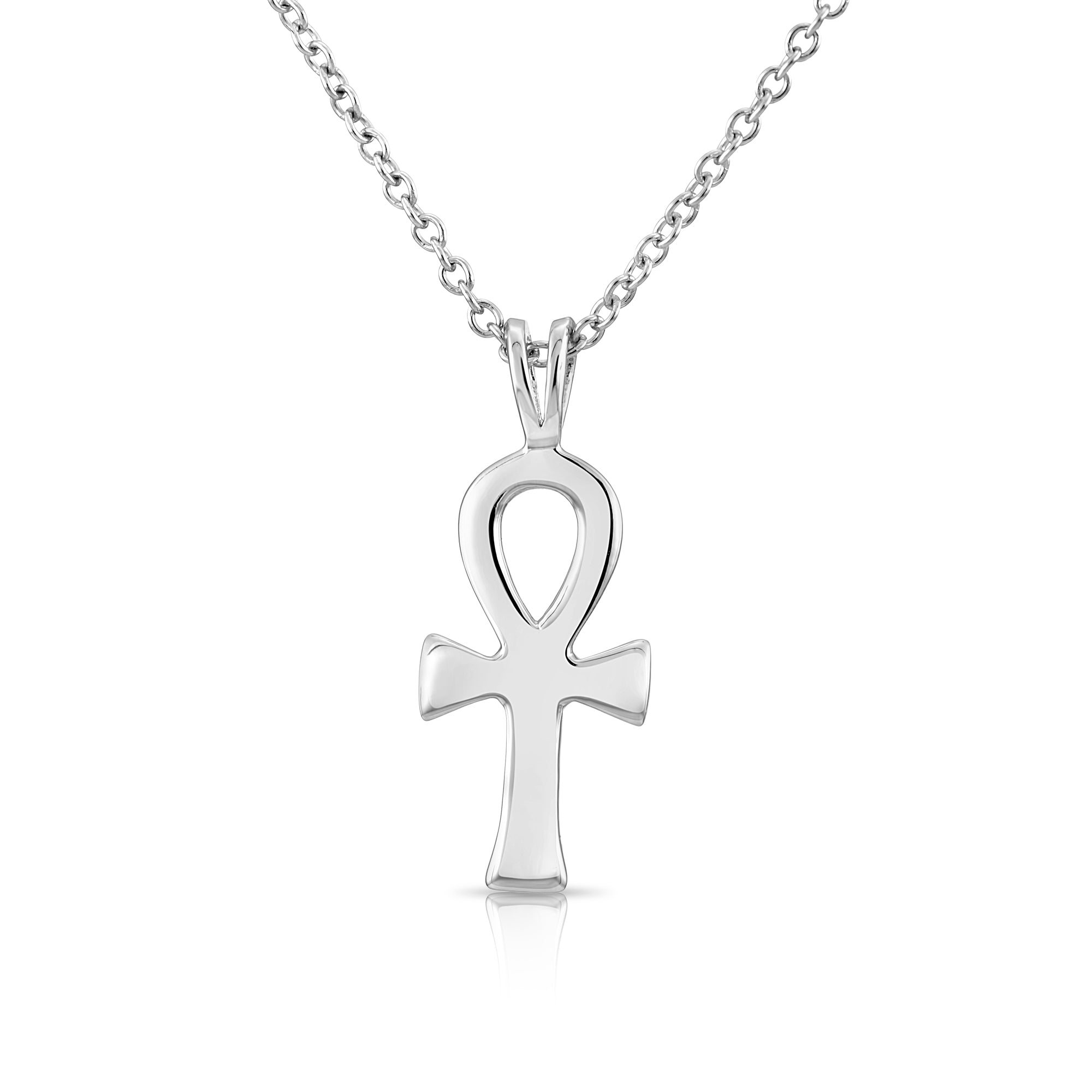 Necklace Cross of Life Ankh with Scarab,2021 Summer Fine Jewelry Europe 925  Sterling Silver Bijoux Gift For Women Men