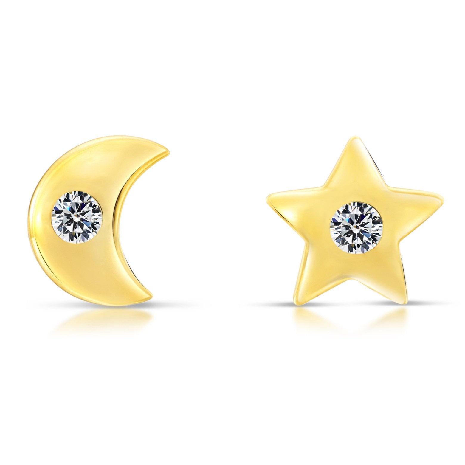 10K hotsell Gold Star Earrings