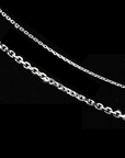 Diamond-cut Italian Cable Chain in 925 Sterling Silver