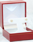 14k Gold Heart Shaped Stud Earrings