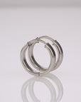 Sterling Silver High Polish Classic Huggie Hoop Earrings