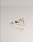 14K Yellow Gold Script LOVE Ring