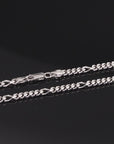 Italian Figaro Chains with Strong Lobster Lock in Sterling Silver