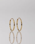 Bundle SET! 14k Gold Round Endless Hoop Earrings