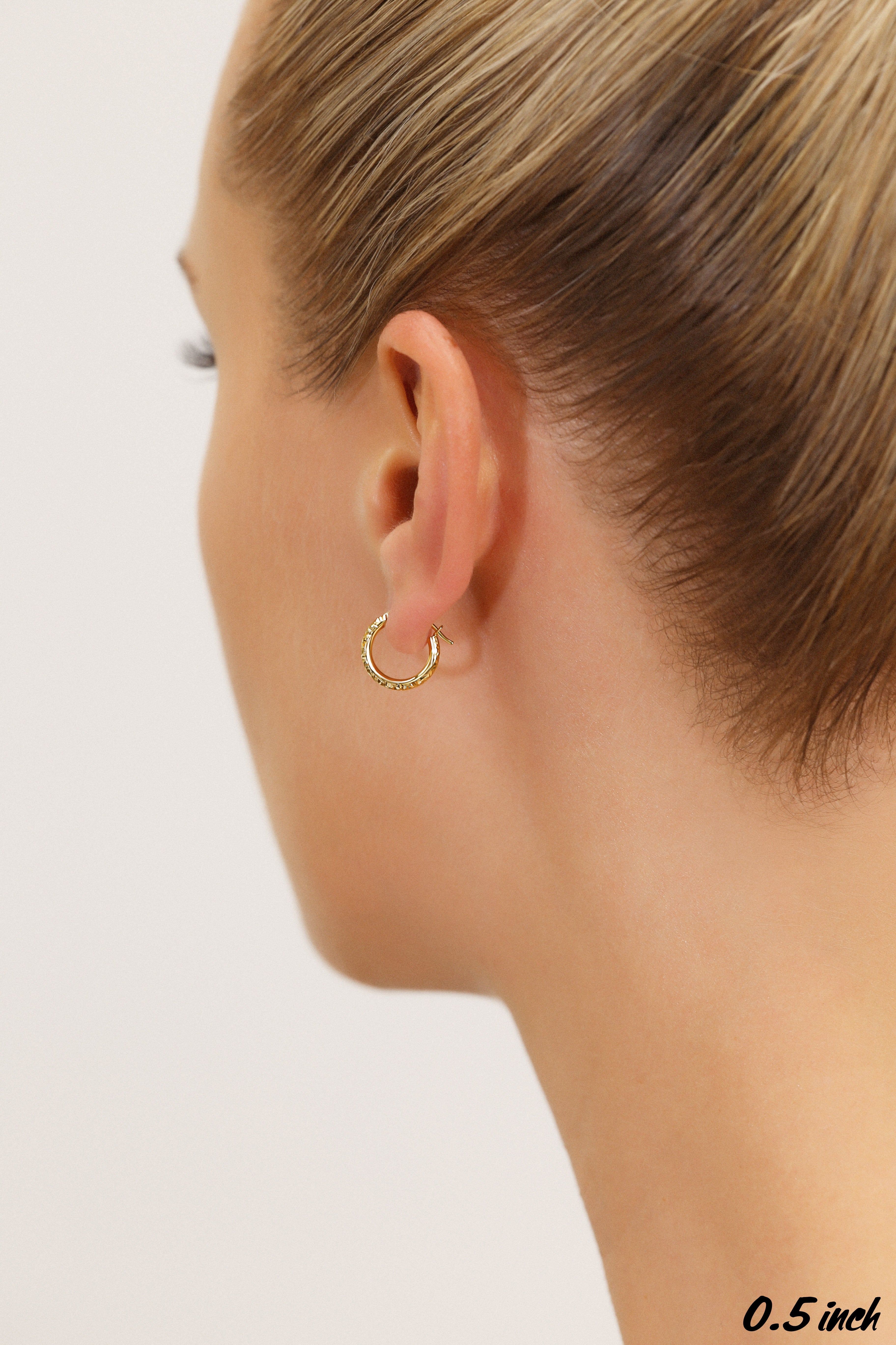 Classic Tube Gold Hoop Earrings - Gold Plated Sterling Silver – EDGE of  EMBER