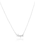 CZ HOPE Necklace in Sterling Silver