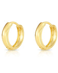 14k Gold Small Huggie Hoop Earrings