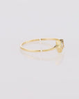 10k Yellow Gold Dainty Star Ring